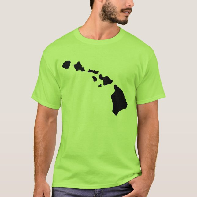 Hawaiansk öskjorta t-shirt (Framsida)