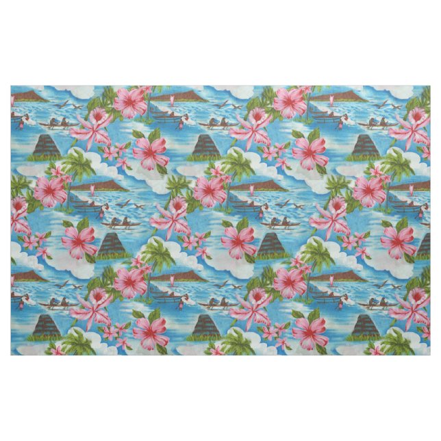 Hawaiansk plats tyg (Fat Quarter)