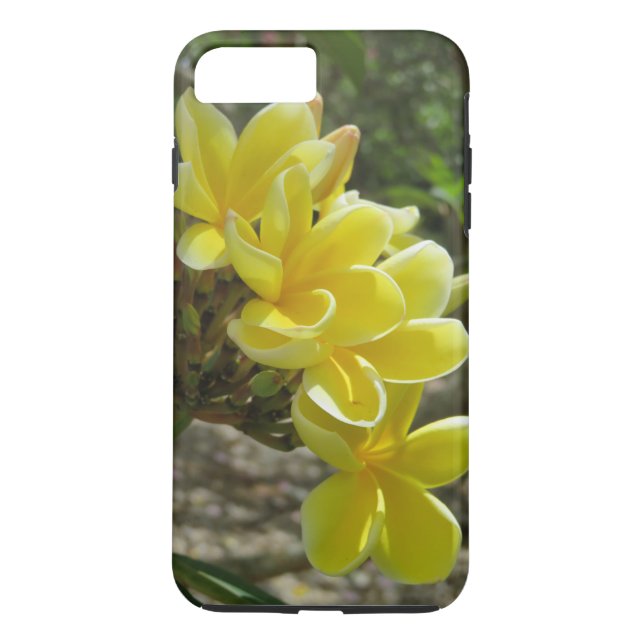 Hawaiansk Plumeria Case-Mate iPhone Skal (Baksida)