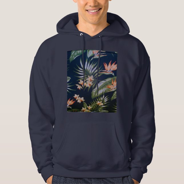 Hawaiansk PulloverHoodie för skjorta II Hoodie (Framsida)