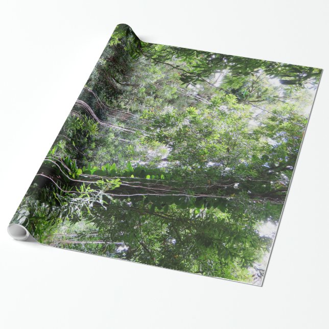 Hawaiansk Rainforest Presentpapper (Utrullad)