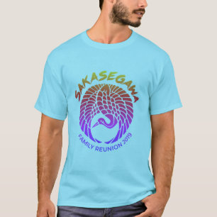 Hawaiansk Sakasegawa familjT-tröja - manar Tiefä T Shirt
