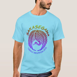 Hawaiansk Sakasegawa familjT-tröja - manar Tiefärg T Shirt