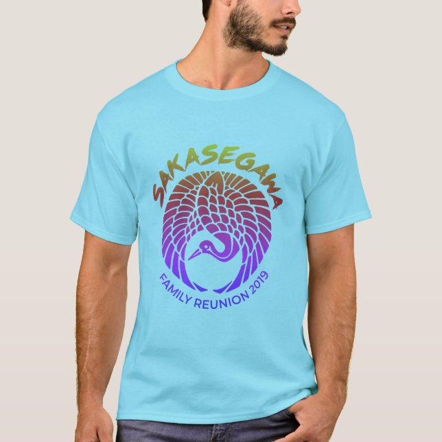 Hawaiansk Sakasegawa familjT-tröja - manar Tiefärg T Shirt (Framsida)