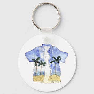 Hawaiansk skjorta Keychain Nyckelring