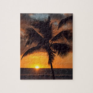 Hawaiansk solnedgång - 8x10 - 110 PC Pussel