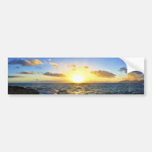 Hawaiansk solnedgång bildekal