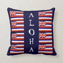 Hawaiansk stilAloha statlig flaggadekorativ kudde