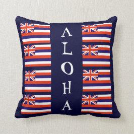 Hawaiansk stilAloha statlig flaggadekorativ kudde