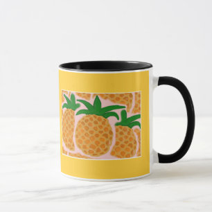 Hawaiansk stilmugg för ananas mugg
