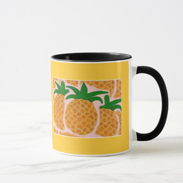 Hawaiansk stilmugg för ananas mugg (Höger)