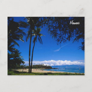 Hawaiansk strand vykort