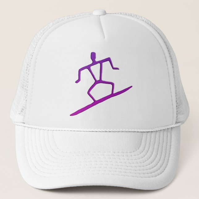 Hawaiansk surfarePetroglyphhatt Keps (Framsida)