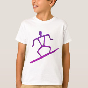 Hawaiansk T-tröja för surfarePetroglyphbarn T-shirt