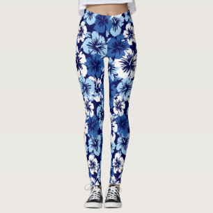 Hawaiansk tropisk blommigt för episk hibiskus leggings