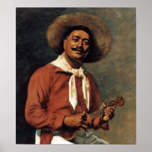Hawaiansk trubadur - Hubert Vos affisch