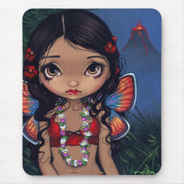 "Hawaiansk vulkanfe" Mousepad Musmatta (Framsidan)