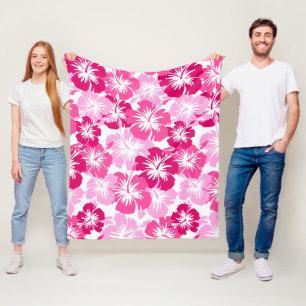 Hawaianska blommigtAloha - rosor för episk Fleecefilt