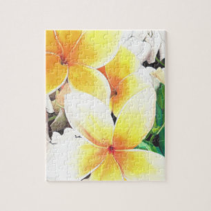 Hawaianska blommor pussel