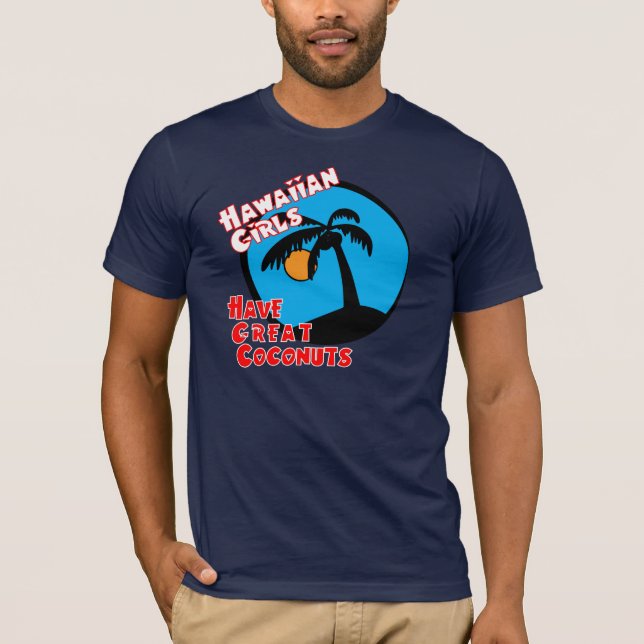 Hawaianska flickor t-shirt (Framsida)