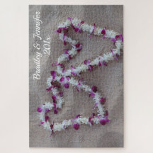 Hawaianska hjärtor i Sandpussel