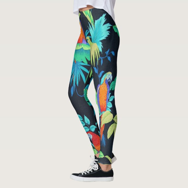 Hawaianska Leggins Leggings (Vänster)
