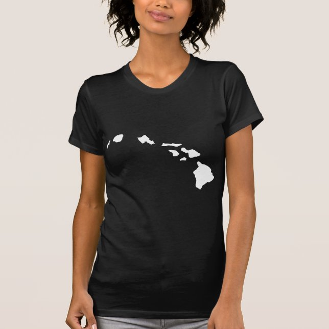 Hawaianska öar tee (Framsida)