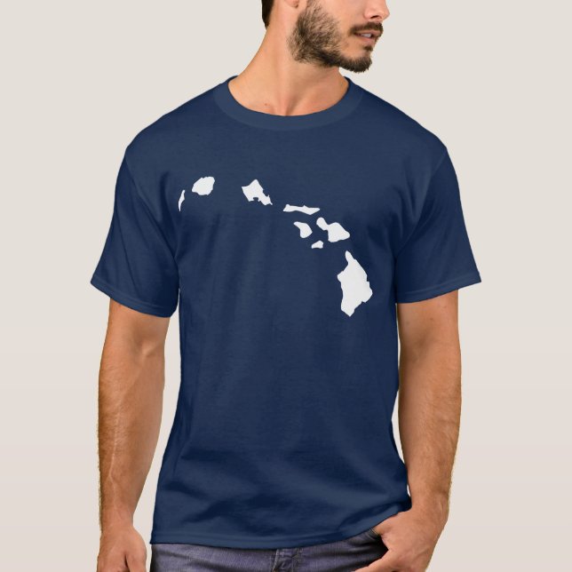 Hawaianska öar tee shirt (Framsida)