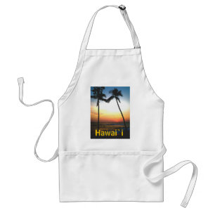 Hawaianska palmträd förkläde