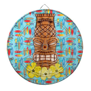 Hawaianska Tiki maskerar Darttavla