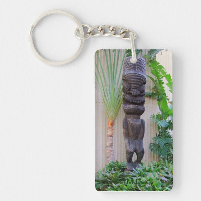 Hawaianska Tiki Nyckelring (Framsidan)