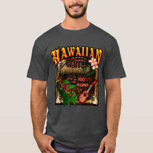Hawaianskt kaffe t shirt