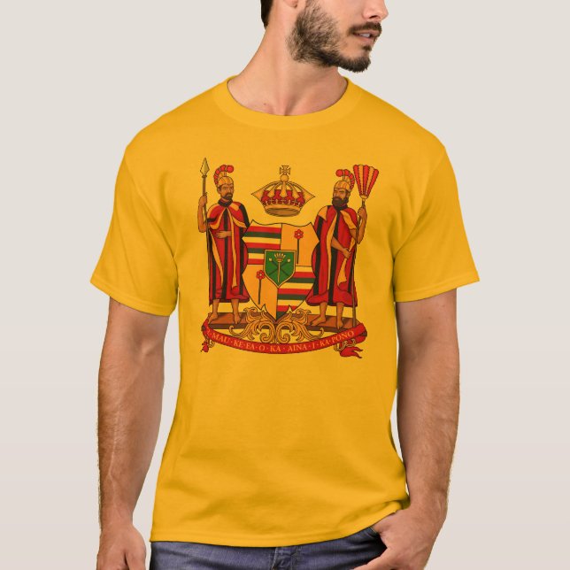 Hawaianskt kungarike tee shirt (Framsida)