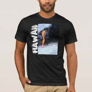 Hawaianskt Lavaflöde Tee Shirt