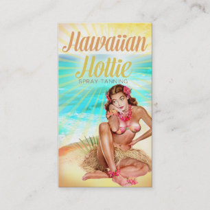 Hawaianskt snyggingt kontaktar mig för visitkort