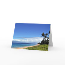 Hawaianskt stranddagkort