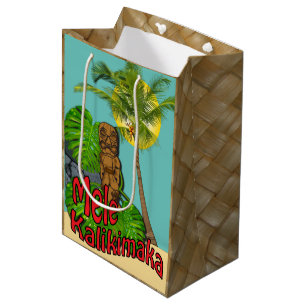 Hawaianskt Tiki Mele Kalikimaka juldagenmedel