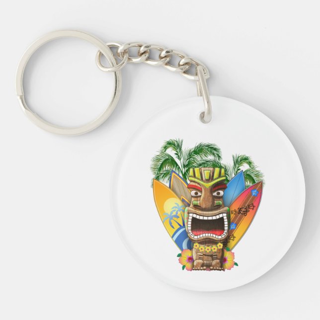 Hawaianskt Tiki surfa (Framsidan)