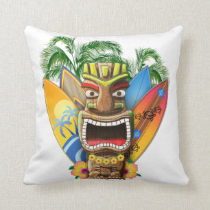 Hawaianskt Tiki surfa Kudde