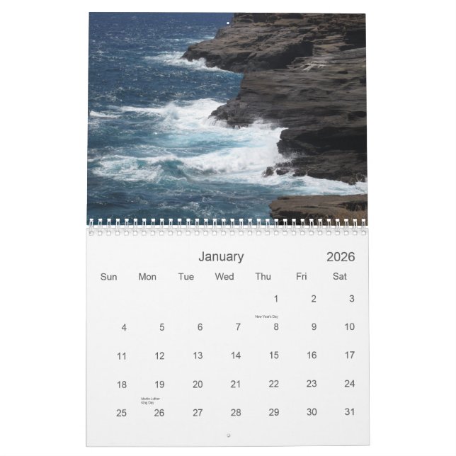 Hawaii 2012 kalender (Jan 2026)