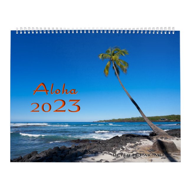 Hawaii 2023-kalender kalender (Omslag)