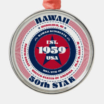 Hawaii 50:e julle ornament