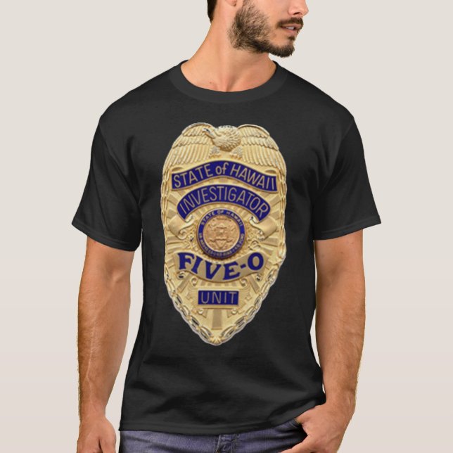 Hawaii 5 0 badge Active T-Shirt (Framsida)