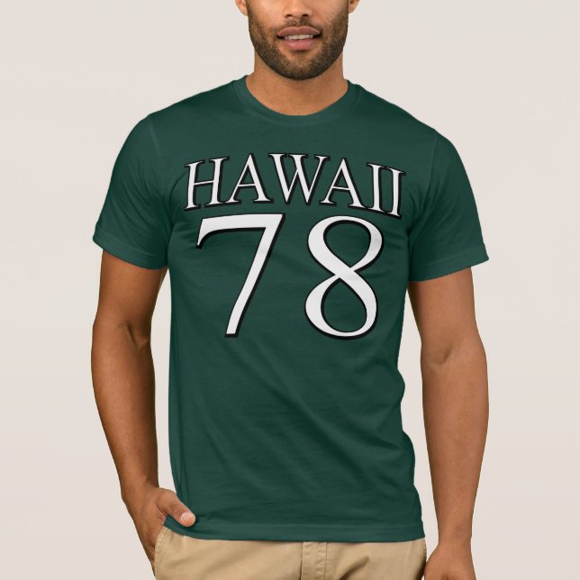 Hawaii 78 tee shirt (Framsida)