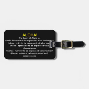 Hawaii Aloha Bagagebricka