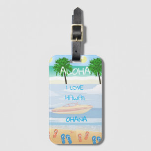 Hawaii Aloha Collection - Bagagebricka