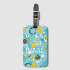 Hawaii Aloha Collection - Bagagetagg Bagagebricka