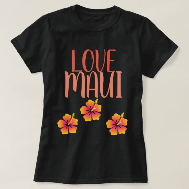 Hawaii Aloha Collection-Dam T Shirt (Design framsida)
