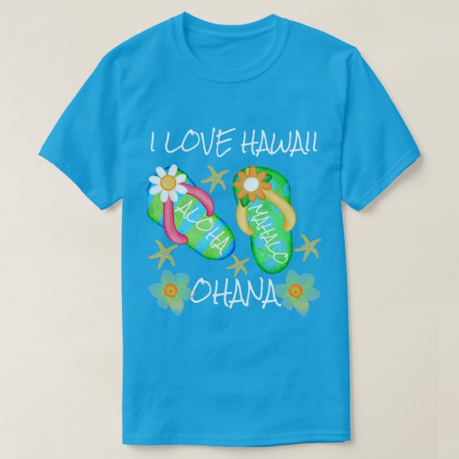 Hawaii Aloha Collection T Shirt (Design framsida)