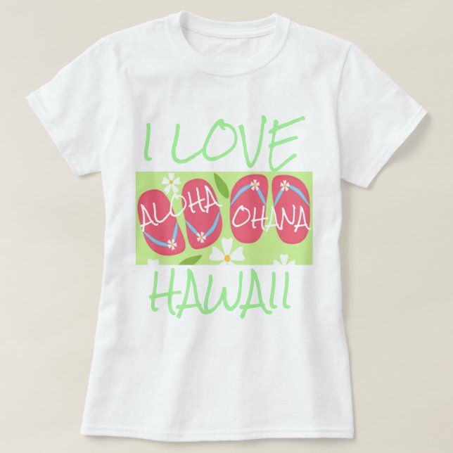 Hawaii Aloha Collection T Shirt (Design framsida)